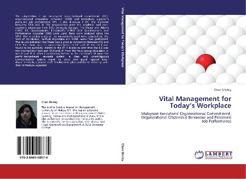 Vital Management for Todays Workplace: Malaysian Executives Organisational Commitment, Organisational Citizenship Behaviour and Perceived Job Performance