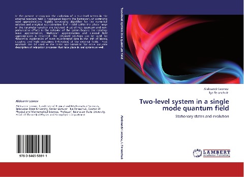 Two-level system in a single mode quantum field: Stationary states and evolution