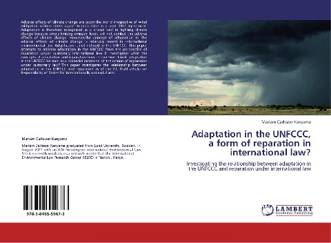 Adaptation in the UNFCCC, a form of reparation in international law?: Investigating the relationship between adaptation in the UNFCCC and reparation under international law