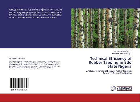 Technical Efficiency of Rubber Tapping in Edo State Nigeria: Analysis, technical efficiency, rubber tapping, Research, Benin City, Nigeria