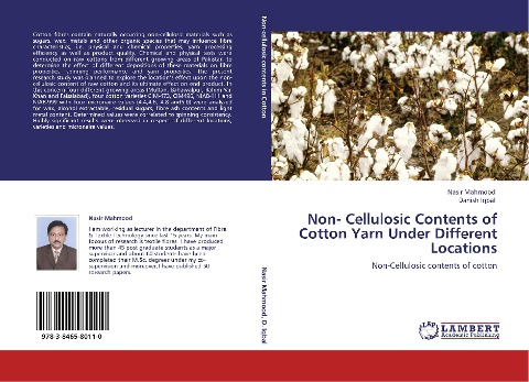 Non- Cellulosic Contents of Cotton Yarn Under Different Locations: Non-Cellulosic contents of cotton