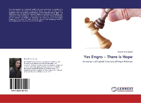 Yes Engro - There is Hope: An analysis of Capital Structure of Engro Pakistan