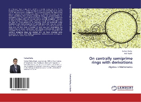 On centrally semiprime rings with derivations: Algebra in Mathematics
