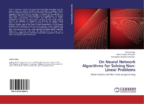 On Neural Network Algorithms for Solving Non- Linear Problems: Optimizations and Non-linear programming