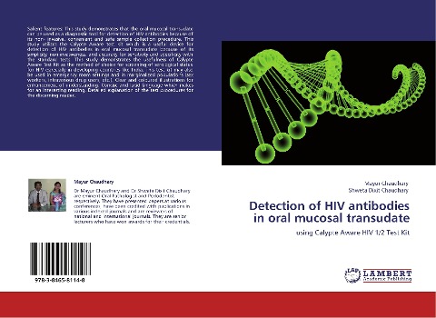 Detection of HIV antibodies in oral mucosal transudate: using Calypte Aware HIV 1/2 Test Kit