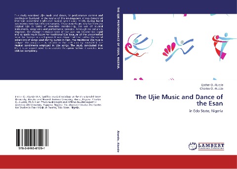 The Ujie Music and Dance of the Esan: in Edo State, Nigeria