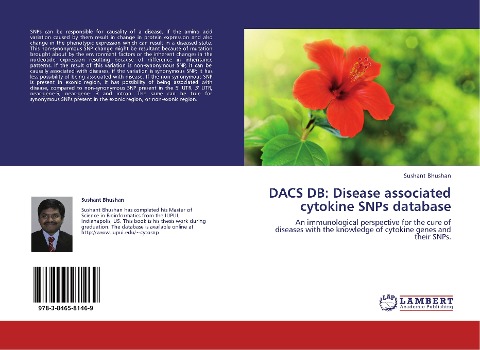 DACS DB: Disease associated cytokine SNPs database: An immunological perspective for the cure of diseases with the knowledge of cytokine genes and their SNPs.