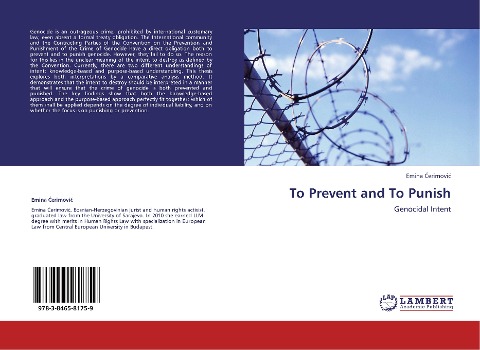 To Prevent and To Punish: Genocidal Intent