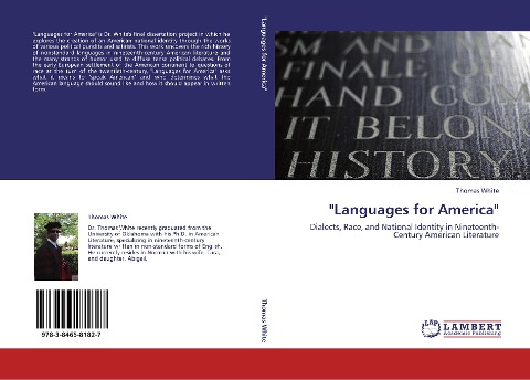 Languages for America: Dialects, Race, and National Identity in Nineteenth-Century American Literature