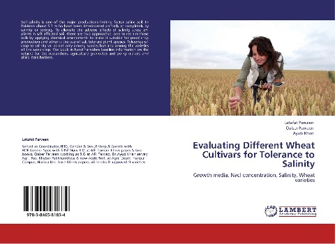 Evaluating Different Wheat Cultivars for Tolerance to Salinity: Growth media, Nacl concentration, Salinity, Wheat varieties