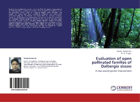 Evaluation of open pollinated families of Dalbergia sissoo: A step toward genetic improvement