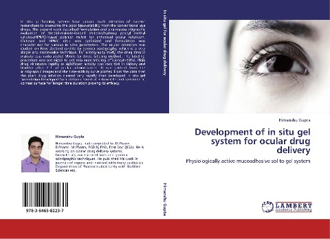 Development of in situ gel system for ocular drug delivery: Physiologically active mucoadhesive sol to gel system