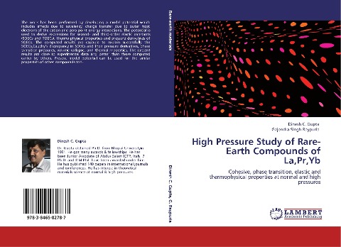 High Pressure Study of Rare-Earth Compounds of La,Pr,Yb: Cohesive, phase transition, elastic and thermophysical properties at normal and high pressures