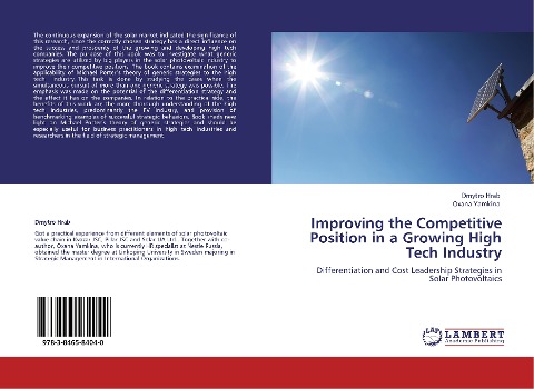 Improving the Competitive Position in a Growing High Tech Industry: Differentiation and Cost Leadership Strategies in Solar Photovoltaics
