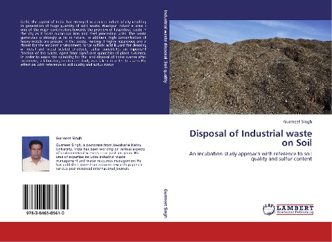 Disposal of Industrial waste on Soil: An incubation-study approach with reference to soil quality and sulfur content