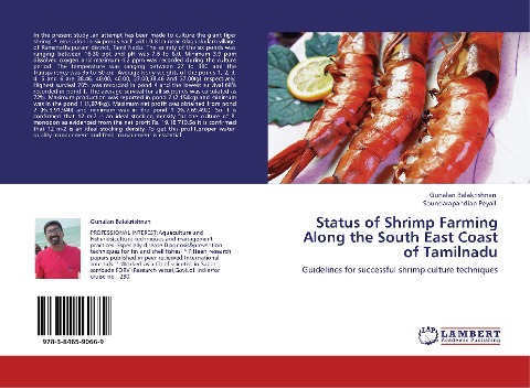 Status of Shrimp Farming Along the South East Coast of Tamilnadu: Guidelines for successful shrimp culture techniques