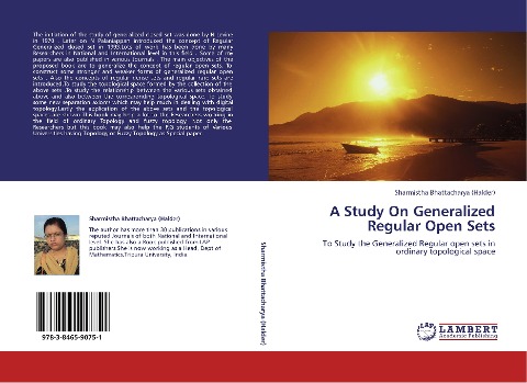 A Study On Generalized Regular Open Sets: To Study the Generalized Regular open sets in ordinary topological space