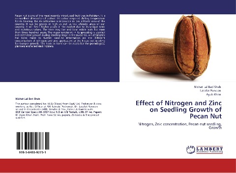 Effect of Nitrogen and Zinc on Seedling Growth of Pecan Nut: Nitrogen, Znic concentration, Pecan-nut seedling, Growth