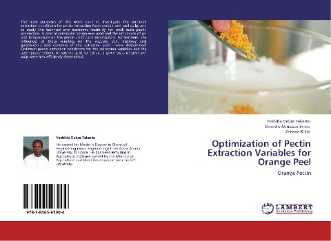 Optimization of Pectin Extraction Variables for Orange Peel: Orange Pectin