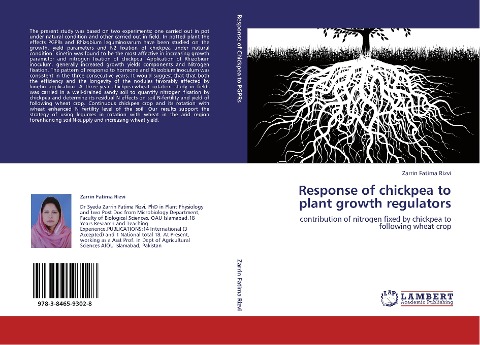 Response of chickpea to plant growth regulators: contribution of nitrogen fixed by chickpea to following wheat crop
