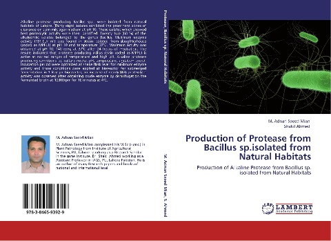 Production of Protease from Bacillus sp.isolated from Natural Habitats: Production of Alkaline Protease from Bacillus sp. isolated from Natural Habitats