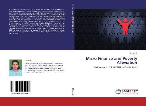 Micro Finance and Poverty Alleviation: Performance of SUBICSHA in Kerala, India