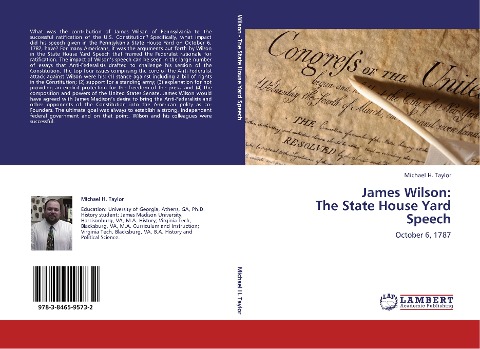 James Wilson:  The State House Yard Speech: October 6, 1787