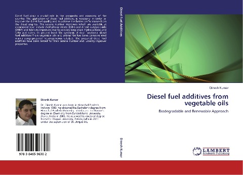 Diesel fuel additives from vegetable oils: Biodegradable and Renewable Approach