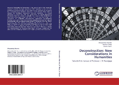 Deconstruction: New Considerations in Humanities: Festschrift in honour of Professor J. B. Paranjape