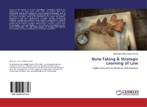 Note-Taking & Strategic Learning of Law: Implications on Law Students Achievement