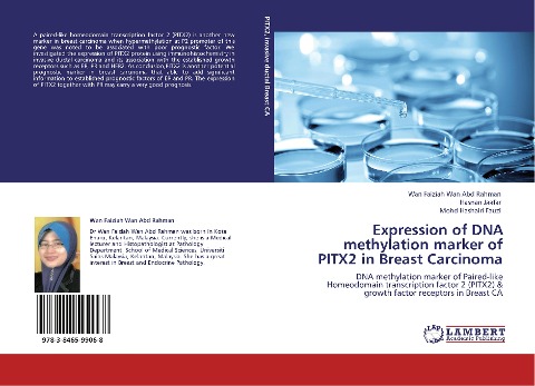 Expression of DNA methylation marker of PITX2 in Breast Carcinoma: DNA methylation marker of Paired-like Homeodomain transcription factor 2 (PITX2) & growth factor receptors in Breast CA