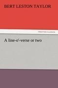 A line-o-verse or two