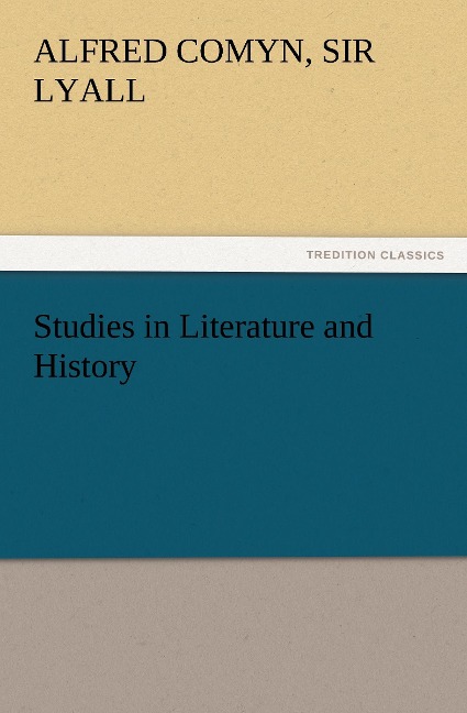 Studies in Literature and History