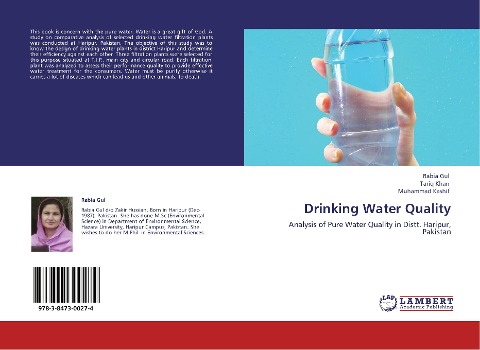 Drinking Water Quality: Analysis of Pure Water Quality in Distt. Haripur, Pakistan