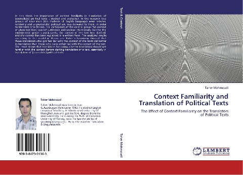 Context Familiarity and Translation of Political Texts: The Effect of Context Familiarity on the Translators of Political Texts