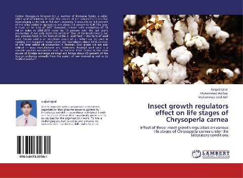Insect growth regulators effect on life stages of Chrysoperla carnea: Effect of three insect growth regulators on various life stages of Chrysoperla carnea under the laboratory conditions