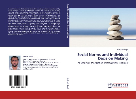 Social Norms and Individual Decision Making: An Empirical Investigation of Occupations in Punjab