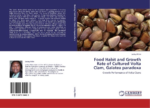 Food Habit and Growth Rate of Cultured Volta Clam, Galatea paradoxa: Growth Performance of Volta Clams
