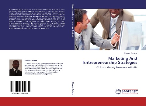 Marketing And Entrepreneurship Strategies: Of Ethnic Minority Businesses in the UK