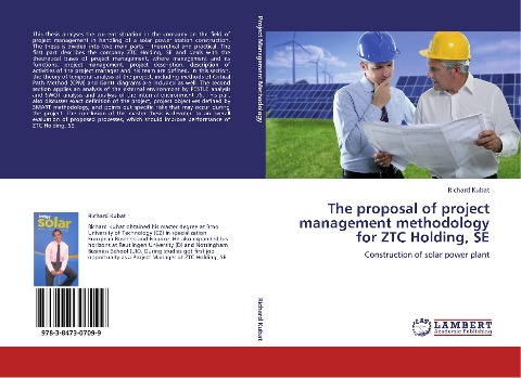 The proposal of project management methodology for ZTC Holding, SE: Construction of solar power plant
