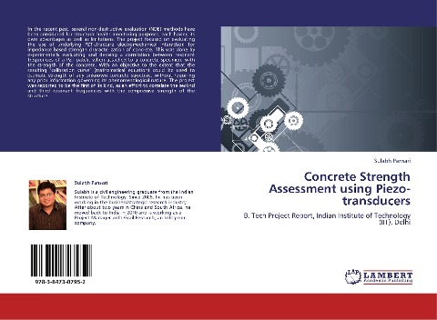 Concrete Strength Assessment using Piezo-transducers: B. Tech Project Report, Indian Institute of Technology (IIT), Delhi