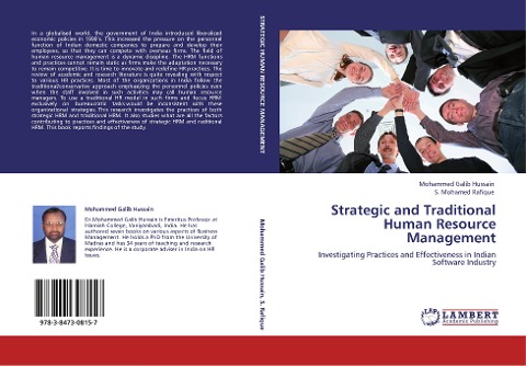 Strategic and Traditional Human Resource Management: Investigating Practices and Effectiveness in Indian Software Industry