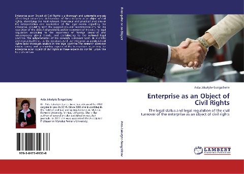 Enterprise as an Object of Civil Rights: The legal status and legal regulation of the civil turnover of the enterprise as an object of civil rights