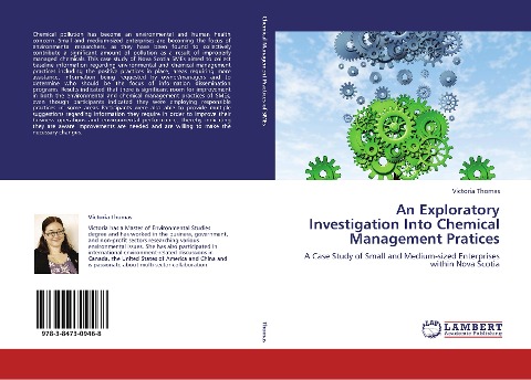 An Exploratory Investigation Into Chemical Management Pratices: A Case Study of Small and Medium-sized Enterprises within Nova Scotia