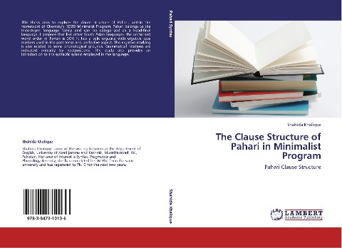 The Clause Structure of Pahari in Minimalist Program: Pahari Clause Structure