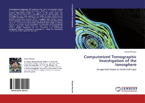 Computerized Tomographic Investigation of the Ionosphere: An approach based on GSVD technique