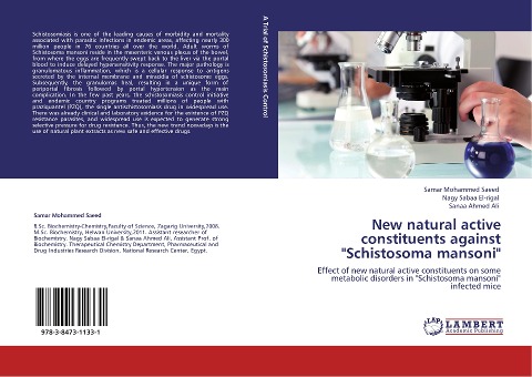 New natural active constituents against Schistosoma mansoni: Effect of new natural active constituents on some metabolic disorders in Schistosoma mansoni infected mice