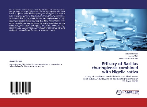Efficacy of Bacillus thuringiensis combined with Nigella sativa: Study of combined pesticidal effect of black onion seed (NIGELLA SATIVA) and bacillus thuringiensis on red flour beetle