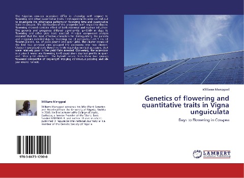 Genetics of flowering and quantitative traits in Vigna unguiculata: Days to Flowering in Cowpea