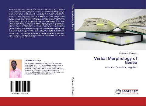 Verbal Morphology of Gedeo: Inflection, Derivation, Negation